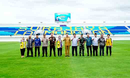 Stadion surajaya diresmikan presiden prabowo