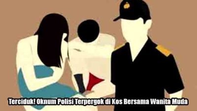 Terciduk! oknum polisi terpergok di kos bersama wanita muda