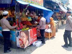 Tingkatkan Patroli di Bulan Suci Ramadan Polsek Babat Sasar Pasar Tradisional dan Pertokoan