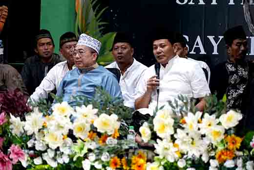 Bupati subandi hadiri haul mbah sayyid hasan madina di bohar, tegaskan komitmen program pro rakyat