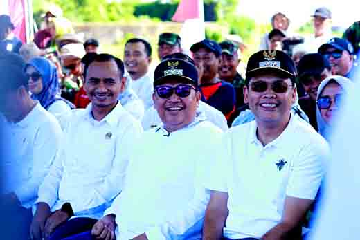 Bupati takalar panen raya bersama presiden ri prabowo subianto