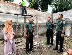 Dandim 0809/Kediri Turun langsung mengecek progres Rehab Panti Asuhan Aisyiyah