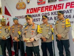 Tinjau Rest Area KM 456, Kapolri Instruksikan Jajaran Maksimal Beri Pelayanan dan Atur Lalin Arus Balik