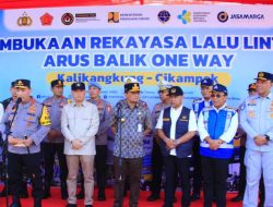 Kapolri Pimpin Pelepasan One Way Nasional Tol Kalikangkung-Cikampek