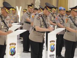 Kapolda Jatim Pimpin Sertijab Pejabat Utama dan Sejumlah Kapolres
