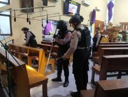 Polres Bojonegoro Sterilisasi Gereja Jelang Ibadah Jumat Agung dan Paskah 2025
