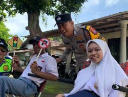 Polsek Ngadiluwih Sambut Hangat Kunjungan Siswa SLB Yayasan Nurul Ihsan