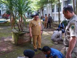 Wujudkan Program Unggulan Takalar ke-7, Bupati Takalar Instruksikan Halaman Tengah Kantor Bupati diBenahi