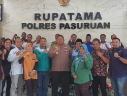 Polres Pasuruan Gelar Silaturahmi dengan Serikat Pekerja Jelang May Day