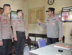 Kapolres Kediri Lakukan Pengecekan Rutin Keamanan dan Kesehatan Tahanan di Mapolres