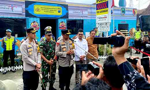 Kapolda jatim pantau arus balik lebaran
