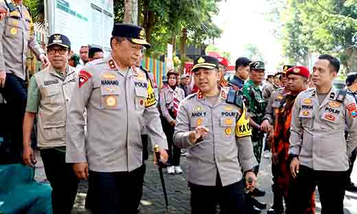 Kapolda jatim tinjau kota batu pastikan keamanan jalur wisata saat puncak libur lebaran