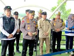 Kapolri Cek Arus Balik Lebaran di Tol Cikatama