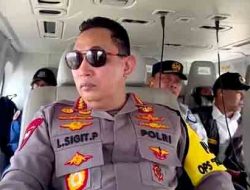 Kapolri Pantau Arus Balik Lebaran di Tol Cipali via Udara