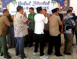 Kekompakan pemerintah desa sambeng terjalin dalam halal bihalal dan rakor kepala desa 2