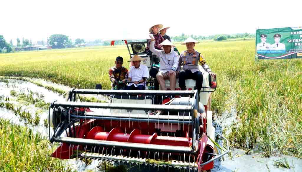 Pak yes pastikan harga gabah stabil saat panen raya