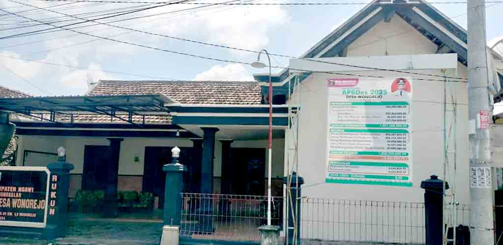 Papan transparansi desa wonorejo dipertanyakan
