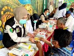 Polresta Malang Kota Gelar Layanan Kesehatan Gratis di Kampung Tematik