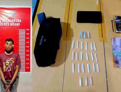 Puluhan Paket Sabu Siap Edar Berhasil digagalkan Satresnarkoba Polres Ngawi