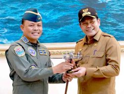 Danpuspenerbal Sambut Kunjungan Bupati Sidoarjo, Perkuat Sinergi Antara TNI AL dan Pemerintah Daerah