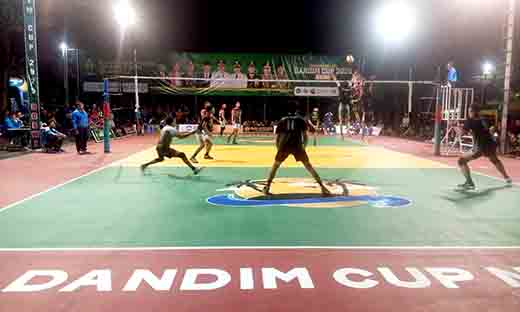 Turnamen voli dandim ngawi cup 2025 meriah, peserta dari karisidenan madiun mulai berlaga