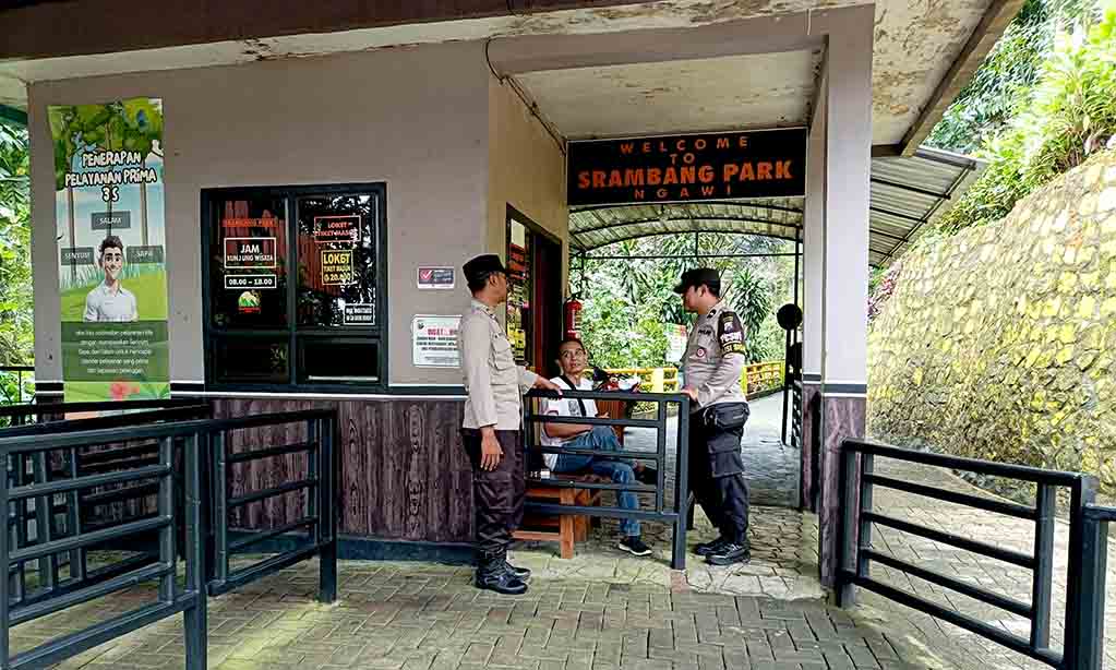 Cegah premanisme, polres ngawi intensifkan pengamanan di tempat wisata 2