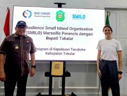 Dukung Kemajuan Kepulauan Tanakeke, Bupati Takalar Terima Kunjungan SMILO dari Prancis bersama Mitranya Yayasan Hutan Biru