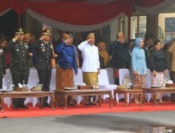 Kapolres Ngawi Hadiri Upacara Hardiknas di Pendopo Wedya Graha