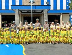 Satlantas Polres Kediri Kota Kenalkan Tertib Lalu Lintas Sejak Dini Lewat Program POLSANAK