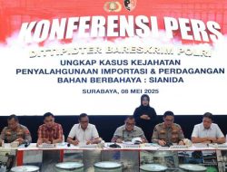 Bareskrim Polri Bongkar Perdagangan Ilegal Sianida di Surabaya dan Pasuruan, Omzet Capai Rp 59 Miliar