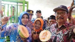 Wabup Sidoarjo Apresiasi Melon Hidroponik Desa Gempol Klutuk