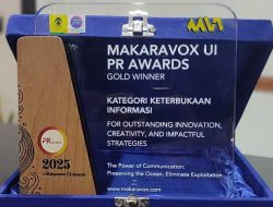 Divhumas Polri Raih Gold Winner Kategori Keterbukaan Informasi di Makaravox UI PR Awards 2025