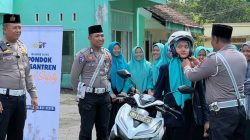 Satlantas Polres Kediri Gencarkan Edukasi Tertib Lalu Lintas Lewat Program Road Safety di Pesantren