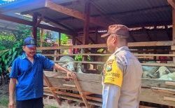 Bhabinkamtibmas Dampingi Warga Wujudkan Kemandirian Pangan