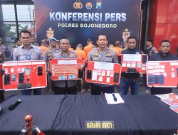 Polres Bojonegoro Berhasil Ungkap Narkoba 17 Tersangka Diamankan
