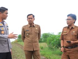 Dukung Ketahanan Pangan, Kapolres Ngawi Cek Lahan Jagung Siap Panen