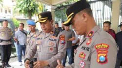 Cek Senpi, Wakapolres Kediri Pastikan Kesiapan dan Disiplin Anggota