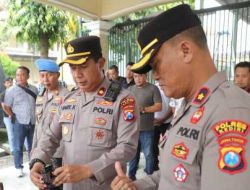 Cek Senpi, Wakapolres Kediri Pastikan Kesiapan dan Disiplin Anggota