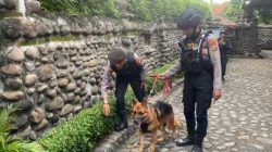 Pastikan Keamanan Jelang Peringatan Kenaikan Isa Almasih, Polres Kediri Kota Sterilisasi di Gereja