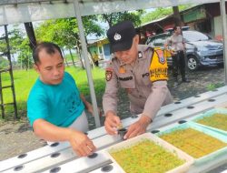 Gelorakan Swasembada Pangan, Polisi di Sidoarjo Ajak Warga Kembangkan Tanaman Hidroponik