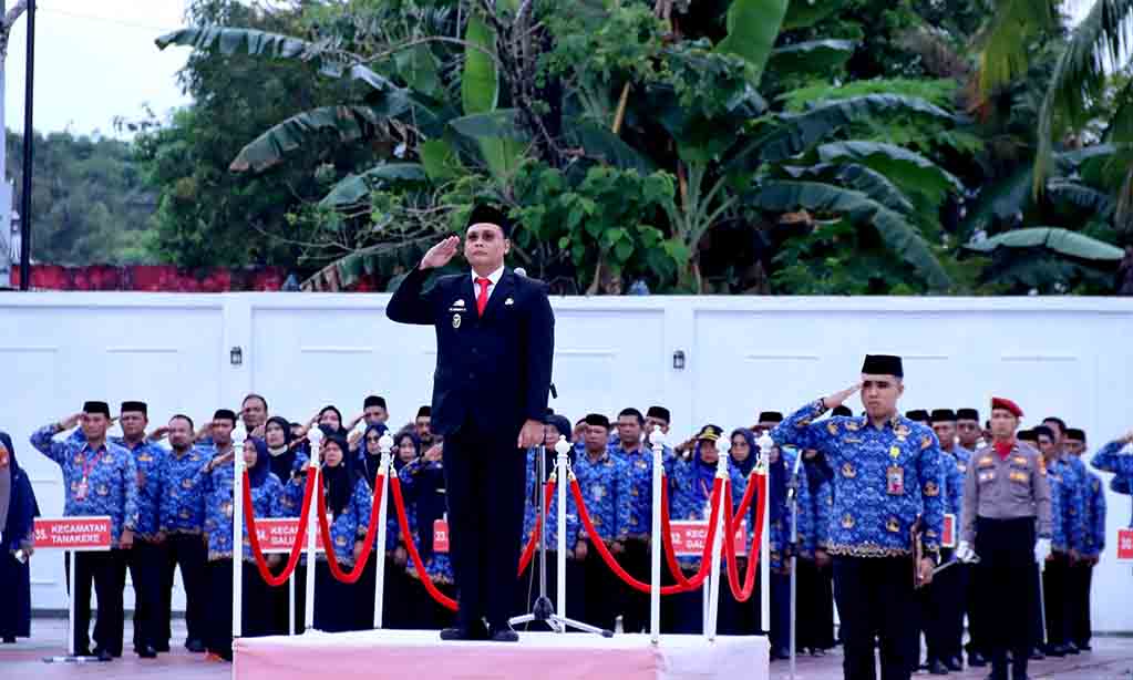 Irup pada upacara peringatan hari kebangkitan nasional tingkat kab. takalar