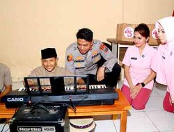 Kapolres dan ketua ykb ngawi beri santunan ke panti tunanetra rumah cahaya 2