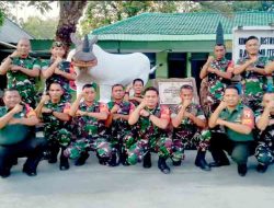 Kunjungan Dandim 0812 ke Koramil Kembangbahu: Perkuat Sinergi dan Disiplin TNI