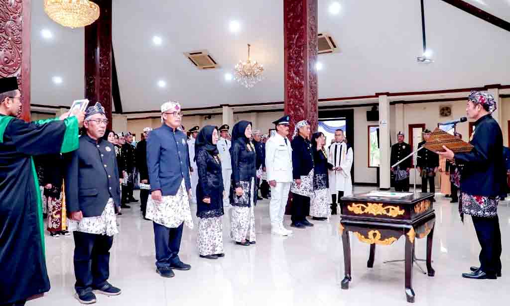 Lantik 96 pejabat, pak yes minta efektivitas anggaran