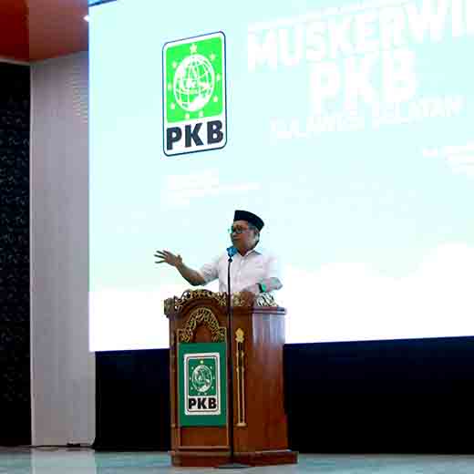 Musyawarah kerja wilayah (muskerwil) partai kebangkitan bangsa (pkb) dipusatkan di takalar 2