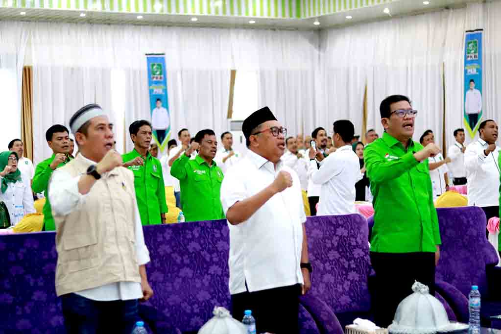 Musyawarah kerja wilayah (muskerwil) partai kebangkitan bangsa (pkb) dipusatkan di takalar 3