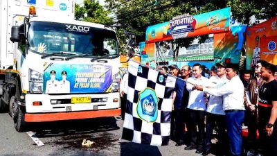 Pemberangkatan ekspor perdana 2025 tandai opening lamongan exportiva ii