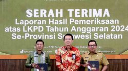 Pemkab takalar raih wtp empat kali berturut turut 2