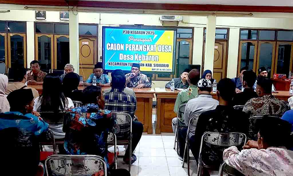 Penetapan calon perangkat desa kebaron