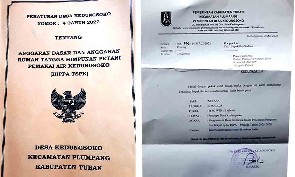 Penetapan pengurus hippa tirto sandang pangan diduga langgar 2